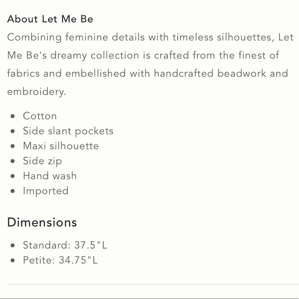 NWT Anthropologie Let Me Be Contrast Maxi Skirt XS - Picture 14 of 14